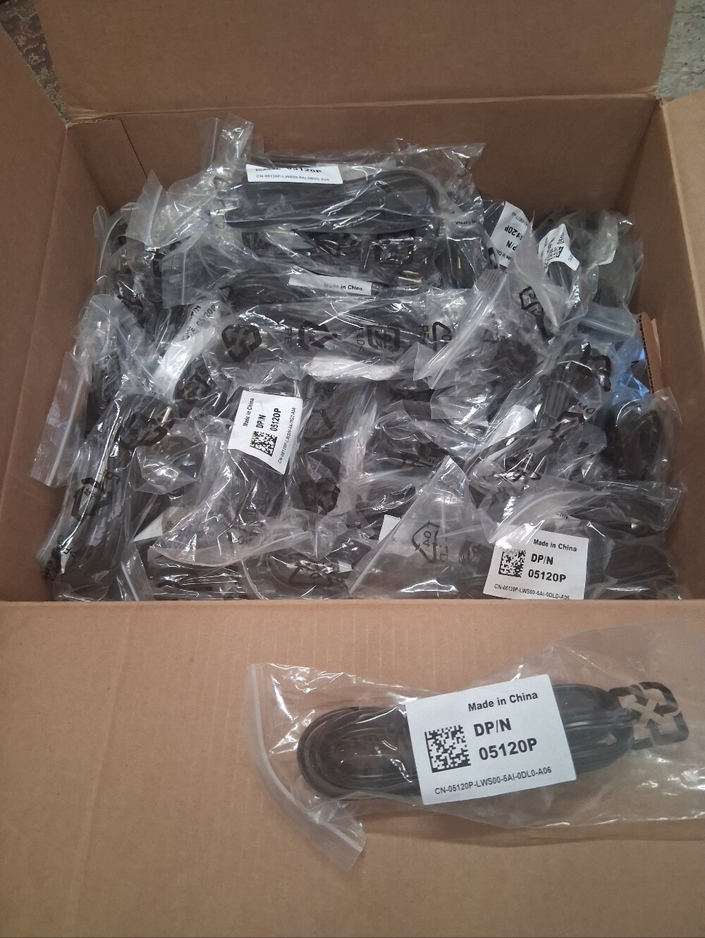 Dell Black Replacement Laptop Power Cables -